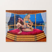 HAWAIIAANSE FANTASIEWRESTELEN LEGPUZZEL (Horizontaal)