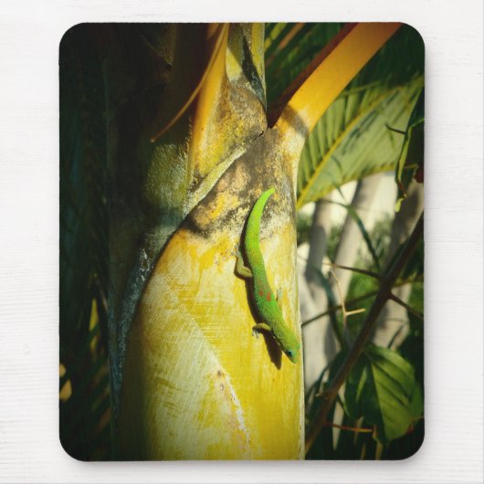 Hawaiiaanse gekko tropische mousepad muismat (Voorkant)