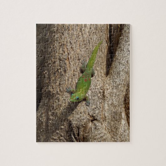 Hawaiiaanse gekko tropische puzzel (Verticaal)