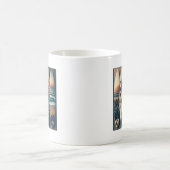 Hawaiiaanse geschilderde surfplanken koffiemok (Center)