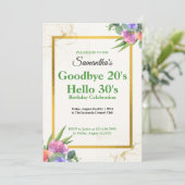 Hawaiiaanse Gouden Mist 5x7 Uitnodiging (Staand voorkant)