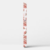 Hawaiiaanse hibiscus bloemen: bruine tropische sti Case-Mate iPhone case (Achterkant / Links)