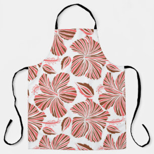Hawaiiaanse hibiscus bloemen: bruine tropische sti schort