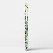 Hawaiiaanse hibiscus stof met tribale achtergrond Case-Mate iPhone case (Achterkant / Links)