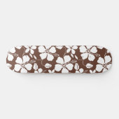 HAWAIIAANSE HULA (HIBISCUS) BRUIN PERSOONLIJK SKATEBOARD (Horizontaal)