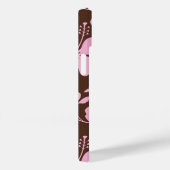 HAWAIIAANSE HULA (HIBISCUS) BRUIN/ROZE Case-Mate iPhone CASE (Achterkant / Rechts)