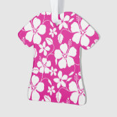 HAWAIIAANSE HULA (HIBISCUS) HEET ROZE ORNAMENT (voorkant)