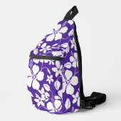 HAWAIIAANSE HULA (HIBISCUS) IN PAARS SLING BAG (Rechterhoek)