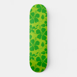 HAWAIIAANSE HULA (HIBISCUS) LEMON LIME PERSOONLIJK SKATEBOARD