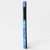 HAWAIIAANSE HULA (HIBISCUS) PERIWINKEL/TEAL Case-Mate iPhone CASE (Achterkant/links)