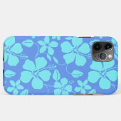 HAWAIIAANSE HULA (HIBISCUS) PERIWINKEL/TEAL Case-Mate iPhone CASE (Achterkant (horizontaal))