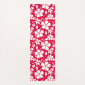 HAWAIIAANSE HULA (HIBISCUS) ROOD YOGAMAT (Voorkant)