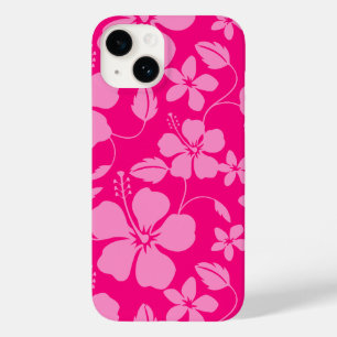 HAWAIIAANSE HULA (HIBISCUS) ROZE GUAVE Case-Mate iPhone 14 HOESJE
