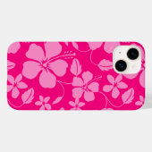 HAWAIIAANSE HULA (HIBISCUS) ROZE GUAVE Case-Mate iPhone CASE (Achterkant (horizontaal))