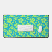 HAWAIIAANSE HULA (HIBISCUS) TEAL LIME BUREAUMAT (Keyboard & Muis)
