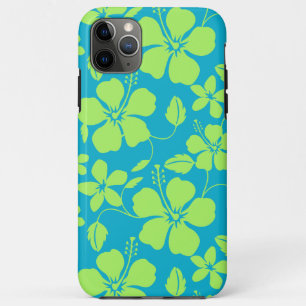 HAWAIIAANSE HULA (HIBISCUS) TEAL LIME Case-Mate iPhone CASE