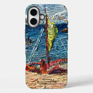 Hawaiiaanse kano Kawaipuna iPhone 16 Plus Hoesje