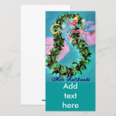 Hawaiiaanse kerst feestdagenkaart (Voorkant / Achterkant)