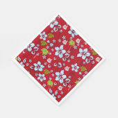 Hawaiiaanse kerst Hibiscus en Palm Tree Napkin Servet (Hoek)