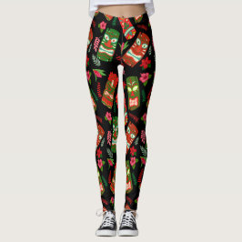 Hawaiiaanse kerst leggings