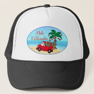 Hawaiiaanse kerst trucker pet