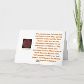 Hawaiiaanse Kerstkaart Feestdagen Kaart (Achterkant)