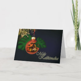 Hawaiiaanse Kerstkaart Feestdagen Kaart