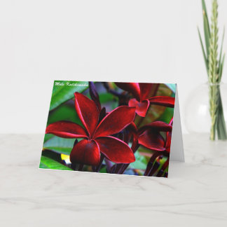 Hawaiiaanse Kerstkaarten Feestdagen Kaart