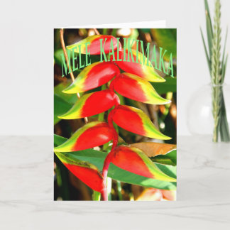 Hawaiiaanse Kerstkaarten Feestdagen Kaart