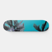 Hawaiiaanse palmplank, blauw persoonlijk skateboard (Horizontaal)