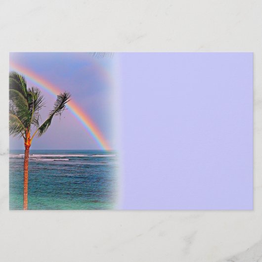 Hawaiiaanse regenboogbenodigdheden briefpapier (Voorkant)