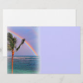 Hawaiiaanse regenboogbenodigdheden briefpapier (Voorkant / Achterkant)