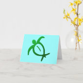 Hawaiiaanse Rotstekening Honu - Kaart (Gele Bloem)