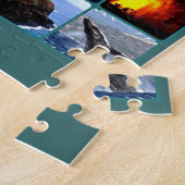 Hawaiiaanse scènes collage legpuzzel (Zijkant)