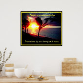 Hawaiiaanse scènes inspirerend citaten poster (Keuken)