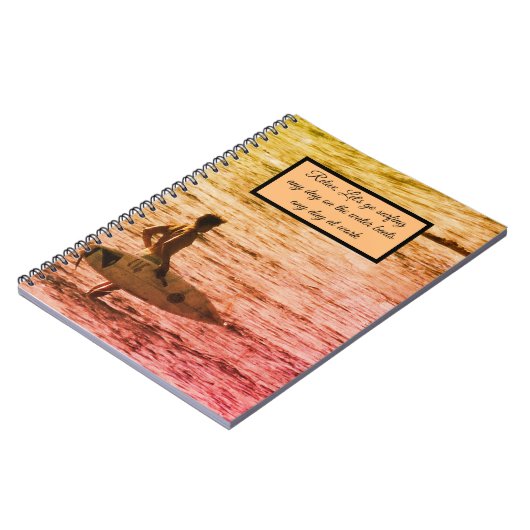 Hawaiiaanse scènes notitieboek (Linkerzijde)