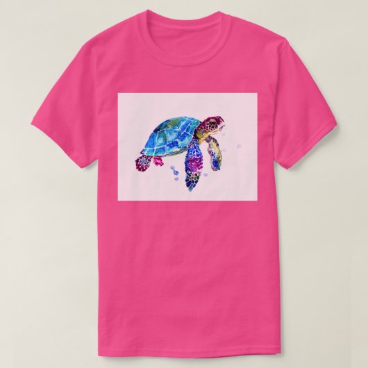 Hawaiiaanse schildpad 1 t-shirt (Design voorkant)