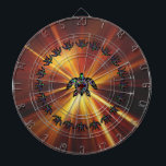 Hawaiiaanse schildpad dartbord<br><div class="desc">Hawaiiaanse zee schildpad Honu</div>