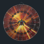 Hawaiiaanse schildpad dartbord<br><div class="desc">Hawaiiaanse zee schildpad Honu</div>