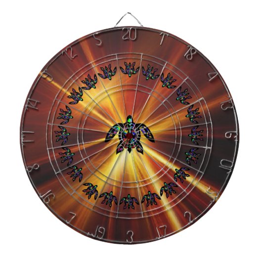 Hawaiiaanse schildpad dartbord (Voorkant)