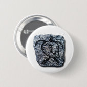 Hawaiiaanse schildpad ronde button 5,7 cm (Voorkant /achterkant)