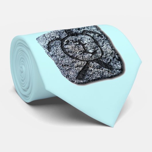 Hawaiiaanse schildpad stropdas (Opgerold)