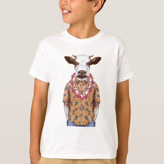Hawaiiaanse Shirt Cow (Voorkant)