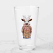 Hawaiiaanse Shirt Cow Glas (Achterkant)