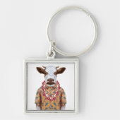 Hawaiiaanse Shirt Cow Sleutelhanger (Voorkant)