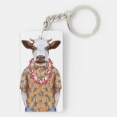 Hawaiiaanse Shirt Cow Sleutelhanger (achterkant)