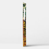 Hawaiiaanse stamelementen en hibiscus fabric patch Case-Mate iPhone case (Achterkant / Links)