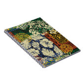 Hawaiiaanse stamelementen en hibiscus fabric patch notitieboek (Rechterzijde)