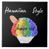 Hawaiiaanse stijl Decoratief Shave Ice Tile Tegeltje (Voorkant)