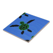 Hawaiiaanse stijl Decoratief Zee schildpad Tegeltje (Zijkant)